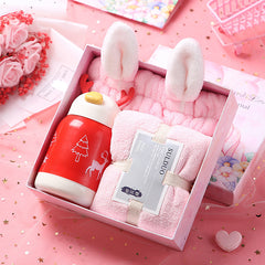 New Birthday Gift Girl Cup Towel Suit - Otaj Gifts