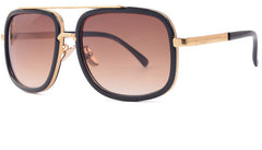Flat Top Hot Square Sunglasses Men Women Luxury Brand Design Couple Lady Celebrity Brad Pitt Sun Glasses Super star Eyewear - Otaj Gifts