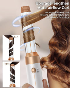 Blow Dryer Brush 7 In ONE, 110,000 RPM High-Speed Negative Ionic Hair Dryer With Diffuser Concentrator, Thermal Brush Hair Straightener Magic Styler, Volumizing Hair Styling Tools - Otaj Gifts