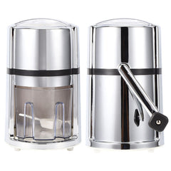 Manual Ice Crusher Commercial Household Portable Shaved Ice Crusher with Stainless Steel Blade - Otaj Gifts