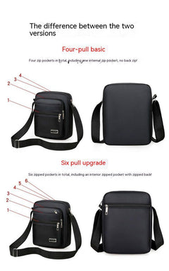 Large Capacity Multi-layer Waterproof Shoulder Crossbody Bag - Otaj Gifts