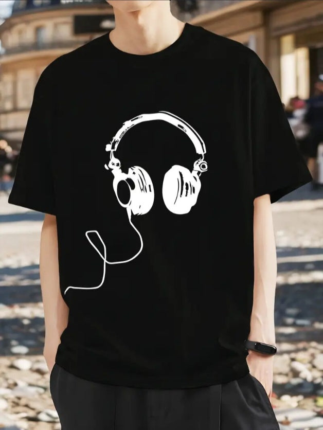 Men's Printed Short Sleeve T-Shirt - Otaj Gifts