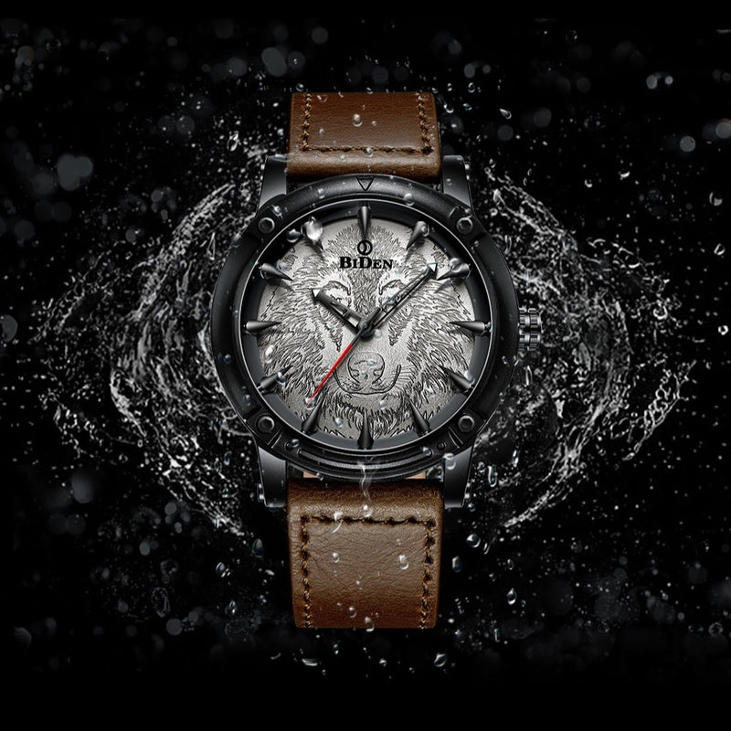 Men's Solid Color Casual Belt Quartz Watch - Otaj Gifts