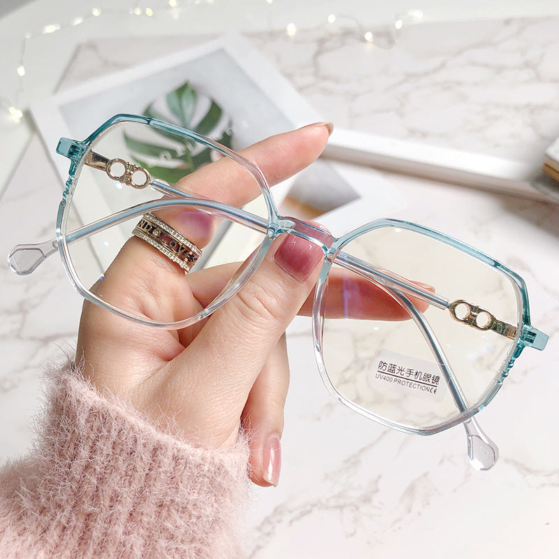 Korean Fashion Style Plain Net Red Glasses Frame - Otaj Gifts
