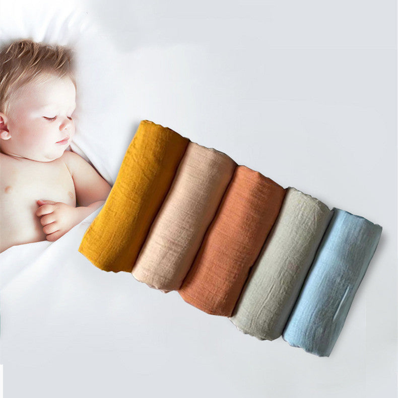 Pure Color Bamboo Cotton Wrap Towels For Newborn Babies - Otaj Gifts