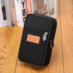 Enlarged Canvas Mobile Phone Bag Zipper Waterproof - Otaj Gifts