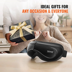 Heated Eye Massager Eye Care Device 5 Modes Bluetooth Music Foldable - Otaj Gifts