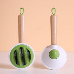 OneKey Pet Hair Remover Comb Pet Comb Grooming Brush Pet Hair Cleaner Brush Cat Shedding Brush Self Cleaning Slicker For Long & Short Hair Cats And Dogs - Otaj Gifts