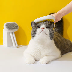 Cat Brush,Dog Brush, Pet Hair Cleaner Brush,Pet Grooming Cat Dog Brush,Pet Comb-Cat Comb For Kitten Massage Removes Loose Fur-Cat Grooming Brush Long Short Hair Cats Dogs Pet Brush - Otaj Gifts