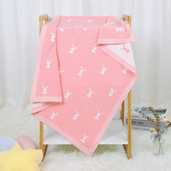 Baby Cartoon Knitted Cotton Cute Windproof Blanket - Otaj Gifts