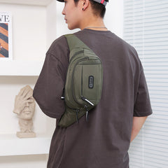 Men's Multifunctional Waist Bag Wear-resistant Waterproof Crossbody Bags - Otaj Gifts