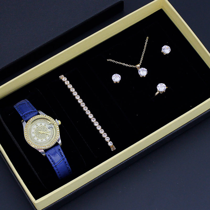 New Ladies Watch Good-looking Cross-border Valentine's Day Watch Jewelry Suit With Decoration - Otaj Gifts