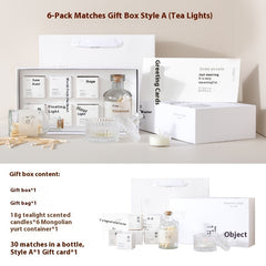 Xiangli Tibetan Poetry Aromatherapy Candle Gift Box Fragrance Wedding Tealight Hand Gift Birthday Lover Christmas Gift - Otaj Gifts