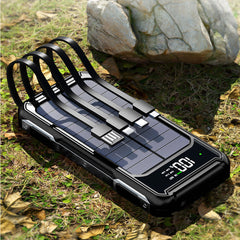 Solar Power Bank 20000mAh 4 USB Backup External Battery Charger For Cell Phone - Otaj Gifts