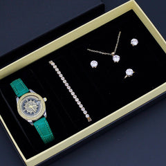 New Ladies Watch Good-looking Cross-border Valentine's Day Watch Jewelry Suit With Decoration - Otaj Gifts
