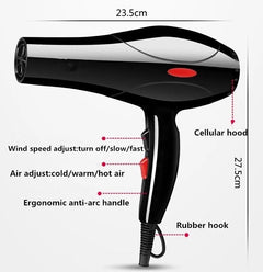 2200W Professional Style Hair Dryer Nozzle Concentrator Blower Pro Salon Heat UK - Otaj Gifts