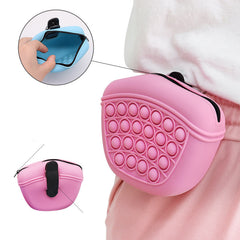 Bag Silicone Feed Dogs Treat Pouch Pet Training Bag Bundle Pocket Waist Pack Pet Portable Dog Training Waist Bag Treat Snack Bait Dogs Soft Washable Outdoor Feed Storage Pouch Food Reward Silica Bags - Otaj Gifts