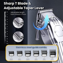 Professional Hair Clippers Cordless Trimmer Beard Cutting Machine Barber Best Gift - Otaj Gifts