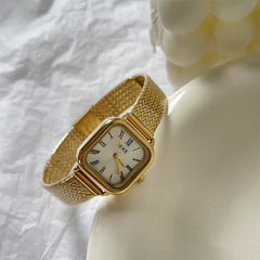 Retro Roman Steel Women's Quartz Watch - Otaj Gifts