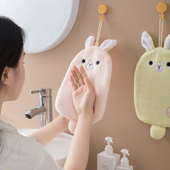 Cartoon Coral Wool Absorbent Towel - Otaj Gifts