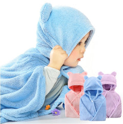 Cotton baby care hooded bath towel - Otaj Gifts