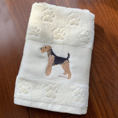 Dog Embroidery Water Absorbing Wash Towel - Otaj Gifts
