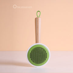 OneKey Pet Hair Remover Comb Pet Comb Grooming Brush Pet Hair Cleaner Brush Cat Shedding Brush Self Cleaning Slicker For Long & Short Hair Cats And Dogs - Otaj Gifts