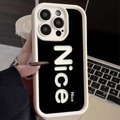 Nice Niche English Phone Case Simple - Otaj Gifts