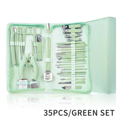 35pcs Manicure Set Personal Care Toenail Clippers Professional Nail Clipper - Otaj Gifts