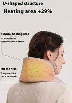 Electric Heating Scarf 3 Gear Heating Pads Outdoor Warm Heated Scarf USB Heater Thermal Shawl Neck Brace Warm Bib For Women Men - Otaj Gifts