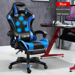 Men's Computer Home Comfort Ergonomic Dormitory Gaming Seat Swivel Chair - Otaj Gifts