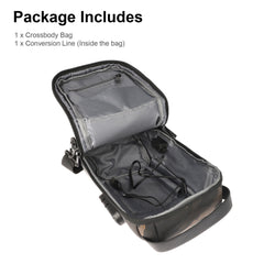 Men's Waterproof Oxford Multifunction Crossbody Bags Anti-theft Shoulder Bags Messenger Sling Chest Bag Pack For Male Sling Shoulder Crossbody Waterproof Anti-theft Chest Bag Backpack Pack USB - Otaj Gifts