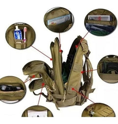Tactical Military Assalt Backpack 30l 3d Camouflage Grey - Otaj Gifts