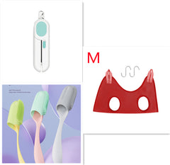 Dog And Cat Nail Clippers, Pet Nail Trimmers With LED Light, And Circular Cut-hole Cat Paw Cutter Dogs Nail Cutter Avoid Excessive Cutting - Otaj Gifts