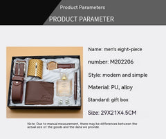 Men's Eight-piece Set Gift Business Festival Practical Gift Suit - Otaj Gifts