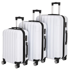 Vertical Pattern Three-in-one Trolley Case With Handle And Universal Wheels - Otaj Gifts