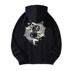 Plus Size Embroidered Men's Pullover Leisure Sweater - Otaj Gifts