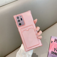 Anti-falling Four-corner Transparent Card Bag Cell Phone Case - Otaj Gifts