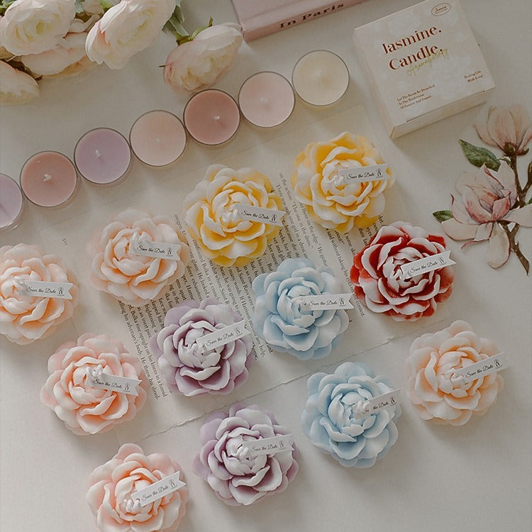 Flower Fragrance Hand Gift Aromatherapy Candle - Otaj Gifts