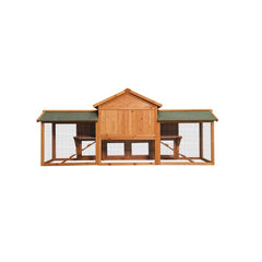 Oversized Rabbit Cage With 2 Running Spaces Small Animal Habitat - Otaj Gifts