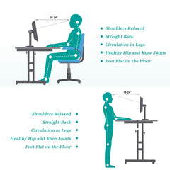 Multi purpose Height Adjustable Laptop Desk Table - Otaj Gifts
