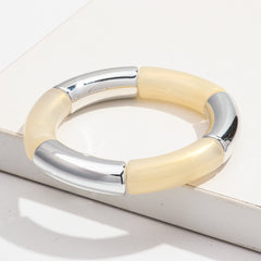 Fashion Bracelet Acrylic Gold Powder Plus Gold Ladies - Otaj Gifts
