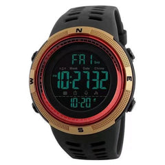 Sports Timing Night Light Domineering Large Dial Electronic Watch - Otaj Gifts