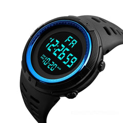 Sports Timing Night Light Domineering Large Dial Electronic Watch - Otaj Gifts