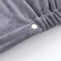 Bath Wrap Towel High Absorbency Soft Double Button Breathable Colorfast Adjustable Tightness for Gym Beach Pool - Otaj Gifts