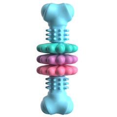 Dog Chew Toy Dog Bone Type  Dogs Teeth Cleaning Toys Indestructible TPR Bone Chewing Bite Resistant Teething Toys  Pet Products - Otaj Gifts