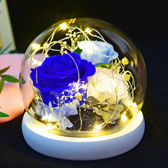 Eternal Flower Rose Glass Cover Gift Box Gift - Otaj Gifts