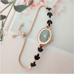 Wheat Diamond Women's Watch Free Adjustment Pull-out Women's - Otaj Gifts
