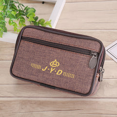 Enlarged Canvas Mobile Phone Bag Zipper Waterproof - Otaj Gifts