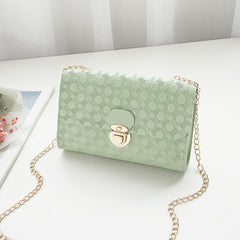 Embossed Small Square Bag Korean Mini Bag - Otaj Gifts